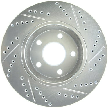 StopTech Select Sport 05-07 Chevrolet Cobalt Slotted and Drilled Right Front Rotor Fits select: 2009-2012 CHEVROLET MALIBU, 2005-2010 PONTIAC G6