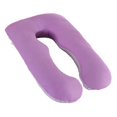 thumbnail image 1 of Cotton Pillowcase for U-shaped Pregnancy Pillow Washable Comfortable Pillow Cover for Side Sleeper, 1 of 4