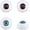 Shape01, variant on 8Pcs Half Round Eyeballs 4 Colors Acrylic Craft Eye for DIY Plush Puppet Plush Animal Making Mixed Color Eyeballs for Halloween Party Cosplay 30mm DIY