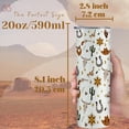 thumbnail image 3 of Western Gifts For Women Men, Stainless Steel 20OZ Tumbler with Lid and Straw for Christmas, Thanksgiving, Birthday, 3 of 6