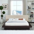 thumbnail image 6 of Modway Freja Queen Fabric Platform Bed in Cappuccino Beige, 6 of 7