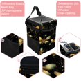 thumbnail image 2 of Fireflies Foldable Car Trash Can with Lid, Leak-proof, Hanging Storage Bag - Car Trash Bin, Car Garbage Can, 2 of 6
