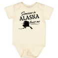 thumbnail image 3 of Inktastic Someone in Alaska Loves Me Boys or Girls Baby Bodysuit, 3 of 5