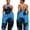 B, variant on Women Floral Print Halter Jumpsuit Sleeveless Backless High Waist Loose Jogger Romper With Pockets Summer Vacation Outfit