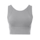 thumbnail image 4 of Sujetador deportivo de cuello alto para mujer - Largo, impacto medio, sin aros, acolchado, camiseta corta para yoga/gimnasio - Tallas S-XL, 4 of 5