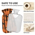 thumbnail image 2 of 2L Fully Printed Hot Water Bottle Cover + Hot Water Bottle For Hot & Cold Compresses Bats Pumpkins, 2 of 7