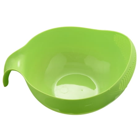 

Durable Rice Washing Filter Strainer Kitchen Tool Beans Peas Sieve Basket Colanders Cleaning Gadget Filtering With Handle Newest Green