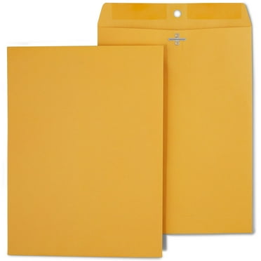 MyOfficeInnovations Brown Kraft Clasp Envelopes 9" x 12" 250/Box 487493
