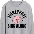 thumbnail image 3 of Pokémon - Jigglypuff Sing-Along - Men's Long Sleeve T-Shirt, 3 of 5