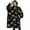 Multicolor Controllers Games-2, variant on Oversized Wearable Blanket Hoodie,Multicolor Controllers Games Icons Black Pattern Sherpa Blanket Hoodie with Super Pockets,Super Warm Fuzzy Pullover for Women & Men