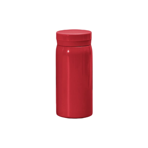 200ml Mini Insulated Cup Stainless Steel Vacuum Travel Mug Leak Proof Portable Coffee Thermos for Office Classroom Car Red