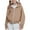 Khaki, variant on zbxnLI Girls Zip up Hoodies with Thumb Holes Long Sleeve Jackets Fall Winter Hooded Sweatshirts Crop Tops