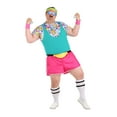 thumbnail image 3 of Men's Plus Size Work It Out 80's Costume, 3 of 4