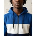 thumbnail image 5 of Men's 2-Piece Sweatsuit Color Block Fleece Sweat Jacket and Jogger Sweatpants jogging Fleece suit, 5 of 11