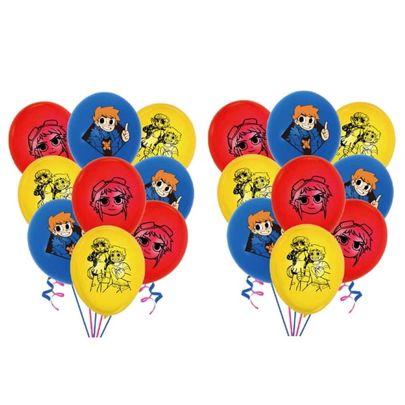 Scott Pilgrim Balloons Party Supplies Birthday Favors Decorations Decor Kit Latex