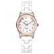 thumbnail image 1 of Longbo 8631 White Ceramic Diamond Couple Watch Waterproof Casual Style Unisex Q, 1 of 5
