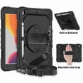 thumbnail image 2 of Dteck iPad 9th/ 8th/ 7th Generation Case (iPad 10.2 Case 2021/ 2020/ 2019) with Screen Protector Pencil Holder Kickstand Hand/ Shoulder Strap,Durable Protective Case for iPad 10.2 inch,black, 2 of 4
