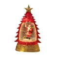 thumbnail image 2 of Bola de nieve iluminada de Navidad, luz de noche de Navidad, bola de nieve iluminada de Navidad para fiestas festivas en el dormitorio al aire libre Mochila roja, 2 of 8