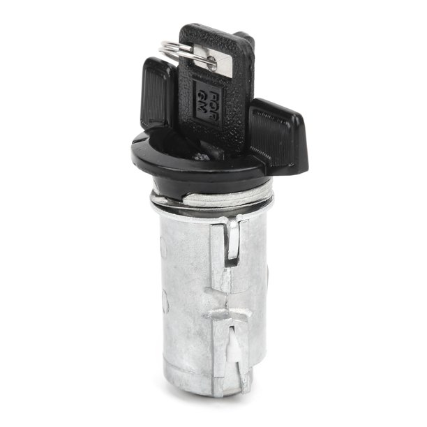 GM OEM Ignition Switch Lock Cylinder – Buick Cadillac, 2 Logo Keys, Strattec 701398