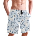 thumbnail image 6 of joogoo Men's Swim Trunks Sea Lion and Leaves Beach Shorts with Pockets S, 6 of 6