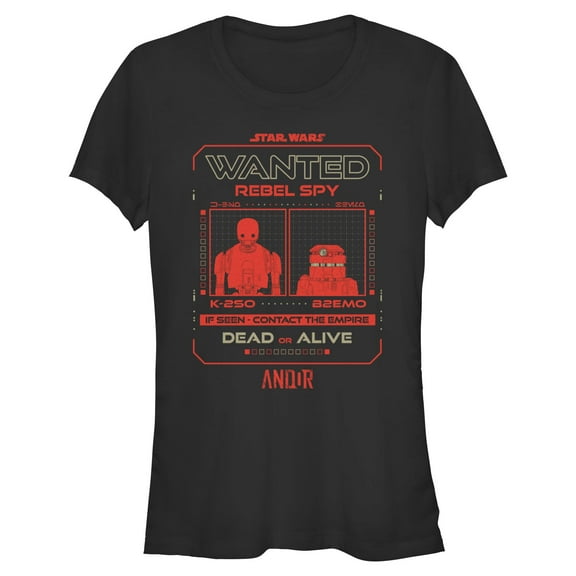 Juniors Star Wars: Andor K-2SO and B2EMO Dead or Alive T Shirt