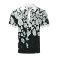 thumbnail image 4 of Eashery Mens Polo shirt Short Sleeve Solid Blouse Men Polo Shirt White M, 4 of 4