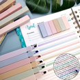 thumbnail image 3 of LAICAIW 706 Transparent Sticky Notes Tabs with Highlighters, Include 6 Pastel Highlighter Pens No Bleed and 700 Clear Post it Notes for Bible Book Annotation School Office Stationary Supplies Aesthet, 3 of 7