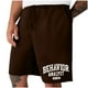 thumbnail image 1 of Puntoco Pantalones Cortos De Corte Clásico Para Hombre，Pantalones Cortos Deportivos Con Cordones Para Hombre, Elásticos, Informales, Con Bolsillo, Para Fitness, Para El Hogar, Marrón, Xl, 1 of 5