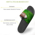 thumbnail image 3 of GZHJMY Stylish Slides for Women Men, American Football Ball on Grass Soft Flexible Slip-on Sandals Slippers, 3 of 7