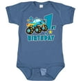 thumbnail image 3 of Inktastic 1st Birthday Monster Truck Boys Baby Bodysuit, 3 of 5
