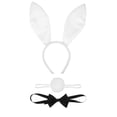thumbnail image 2 of Conjunto de disfraz de conejo Colco para mujer Blanco, 2 of 7