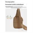 thumbnail image 2 of Bolso Multifuncional Tipo Bandolera de un Solo Hombro para Viajes Al Aire Libre, Impermeable y Resistente Al Desgaste, Color Caqui., 2 of 10