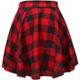 thumbnail image 2 of Women's Basic Flared Casual Mini Skate Skirt Versatile Stretchy, 2 of 5