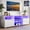 White, variant on ChVans LED TV Stand for 65/70inch, High Glass Modern Entertainment Center with LED Lights and Glossy Cabinets