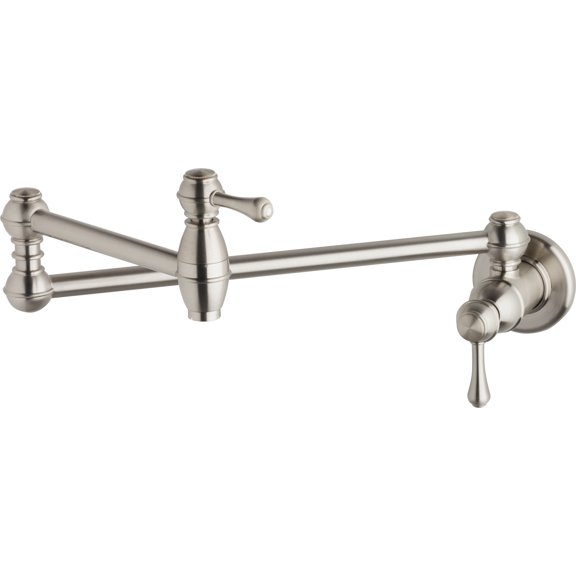 Danze D205057SS Opulence Wall Mount Pot Filler, Stainless Steel