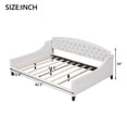 thumbnail image 6 of HMYG Modern Luxury Tufted Button Daybed,Full,Beige, 6 of 12