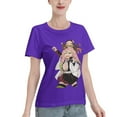 thumbnail image 2 of Women's Basic Short Sleeve T-Shirt Demon Slayer: Koiju and Nidouzi, 2 of 6