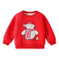 thumbnail image 1 of Vêtements de Sport pour Enfants avec Imprimé Lettres Décontracté, Épais, Chaud, Col Rond, 1 of 6