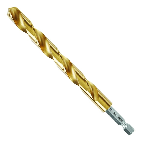 Broca Bosch TI2155IM con revestimiento de nitruro de titanio 7/16x5-1/2"