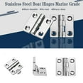 thumbnail image 7 of Heavy Duty Stainless Steel Boat Hinges, Marine Grade Hinges, 2 Inch X 2 Inches (50Mm X 50 Mm), (4 PCS), 7 of 7