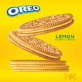 thumbnail image 4 of OREO Thins Lemon Creme Sandwich Cookies, Family Size, 11.78 oz, 4 of 19
