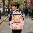 thumbnail image 6 of FUIALDOLG Happy Capybara Pattern School Backpacks with Multi Pocket Breathable Multi-pocket Bookbag, Soft 17 Inch School Bookbag for Elementary School Travel, 6 of 10