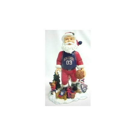 New Jersey Nets Official NBA Santa Bobble Head by Forever Collectibles 116216