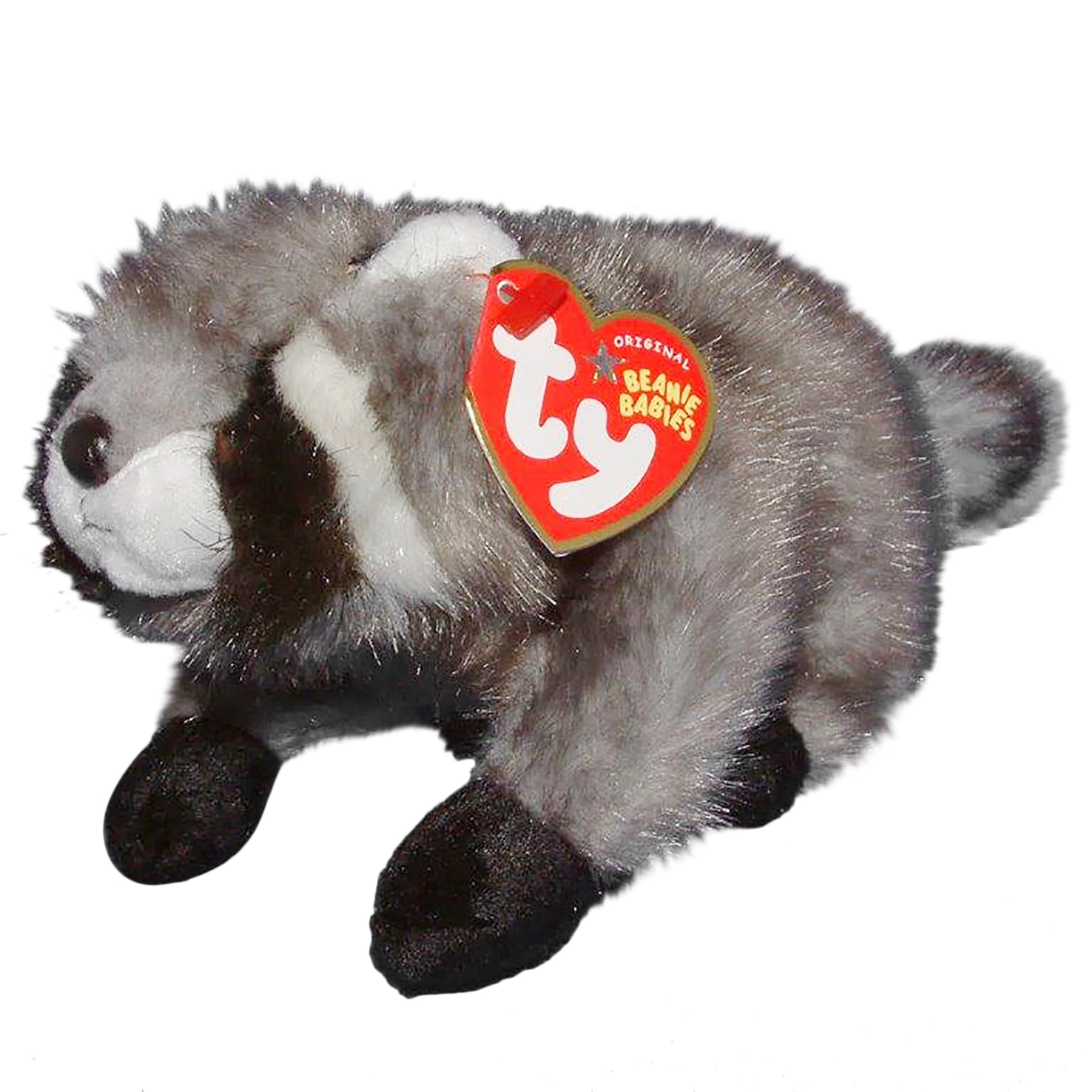 Ty Beanie Baby Snoops the Raccoon Stuffed Animal MWMT's