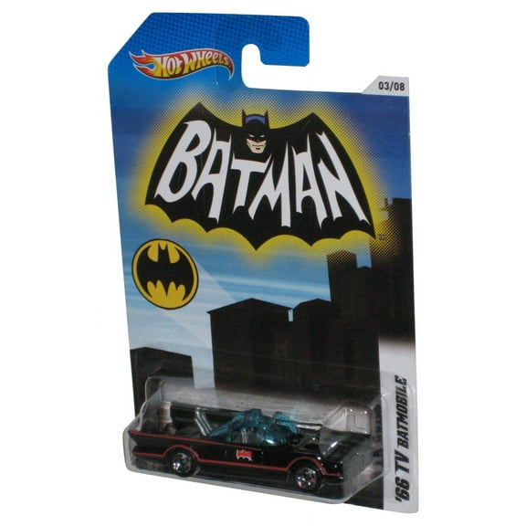Hot Wheels Batman '66 TV Series (2011) Black Batmobile Toy Car 03/08