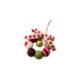 thumbnail image 2 of Christmas Door Wreath Hwkond Christmas Decoration Mini Wreath DIY Wool Ball Bell Wreath Girly Heart Decoration Wreath Christmas Decoration, 2 of 6
