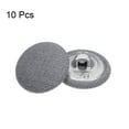 thumbnail image 3 of Unique Bargains 10pcs 28L Fabric Cloth Covered Button 18mm Round Metal Shank Sewing Buttons for Suits Dress Blouses, Grey, 3 of 5