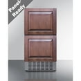 thumbnail image 4 of 18" wide indoor/outdoor drawer refrigerator in stainless steel, 4 of 5