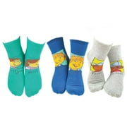 Angle View: PBS Kids Arthur Colorful Crew Socks - 3 Pair Set Options (Kids Size)