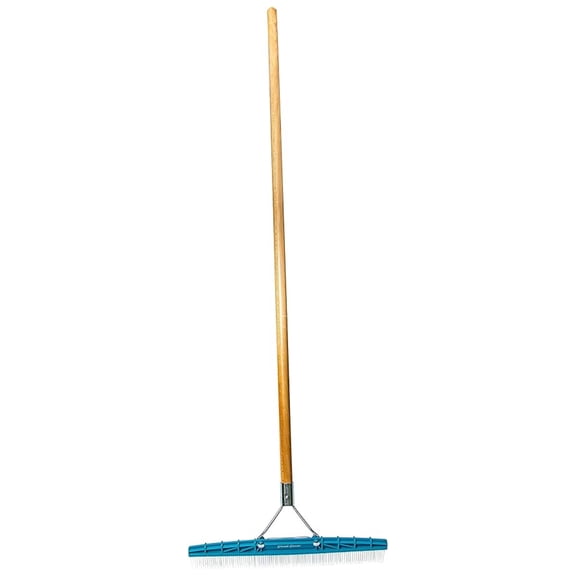 AB24 Carpet Rake, 18-Inch Head, 54-Inch Handle, Blue